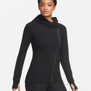 NWOT Nike Weartech Black Modern Zip Hoodie